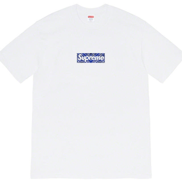 Tシャツ/カットソー(半袖/袖なし)S supreme Bandana box logo tee