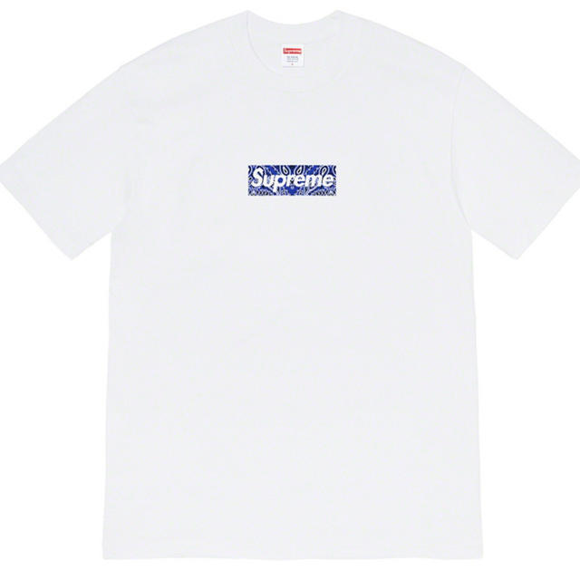 メンズS supreme Bandana box logo tee