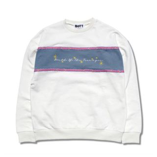 シュプリーム(Supreme)のbott Taping Crew Neck(white) (スウェット)