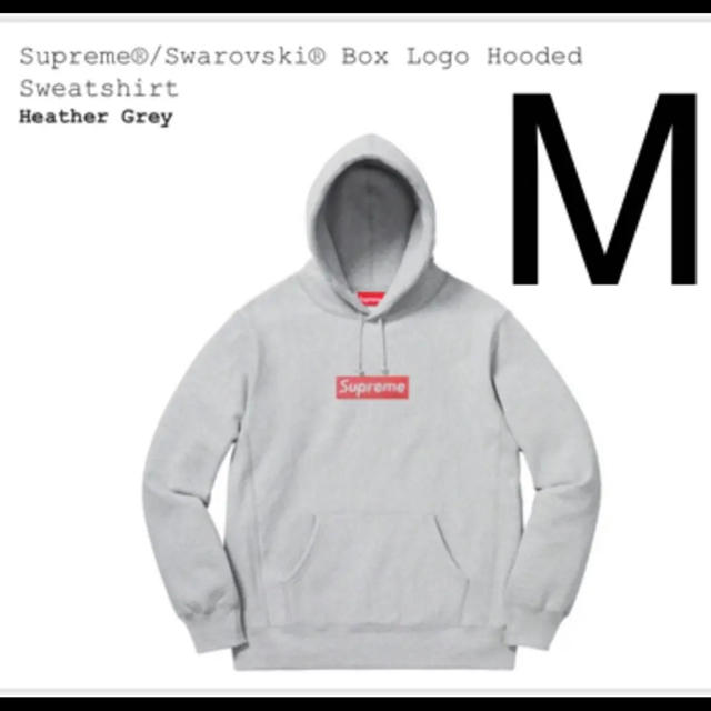 大口注文 Supreme Swarovski Box Logo Hooded M 25周年 - kk-rse.co.jp