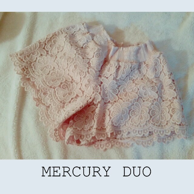 MERCURYDUO(マーキュリーデュオ)の美品♡マーキュリー♡レースショートパンツ レディースのパンツ(ショートパンツ)の商品写真