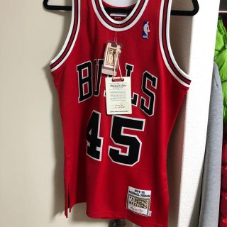 ミッチェルアンドネス(MITCHELL & NESS)のMitchell&ness Jordan ユニフォーム　新品(タンクトップ)