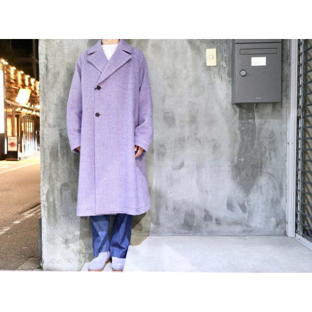 COMOLI(コモリ)のWELLDER Double Breasted Balmacaan Coat メンズのジャケット/アウター(チェスターコート)の商品写真