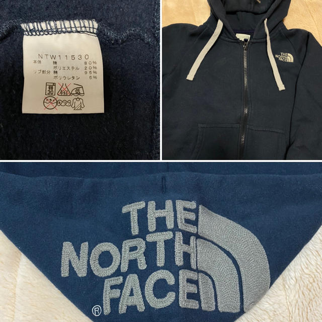 THE NORTH FACE(ザノースフェイス)の【値下げ】THE NORTH FACE ジップアップパーカー　レディースMサイズ レディースのトップス(パーカー)の商品写真