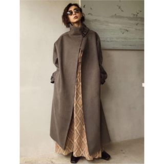 アメリヴィンテージ(Ameri VINTAGE)のWRAP COLLAR COAT(ロングコート)