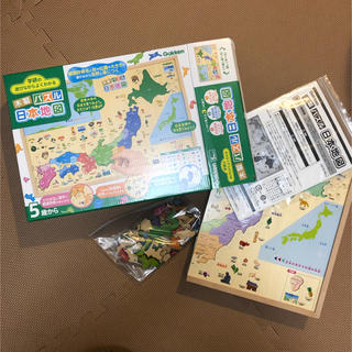 ガッケン(学研)の学研 日本地図 木製パズル(知育玩具)