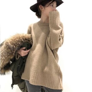 アパルトモンドゥーズィエムクラス(L'Appartement DEUXIEME CLASSE)の【専用】美品 ◆ L'Appartement BF Knit ◆ ベージュ(ニット/セーター)