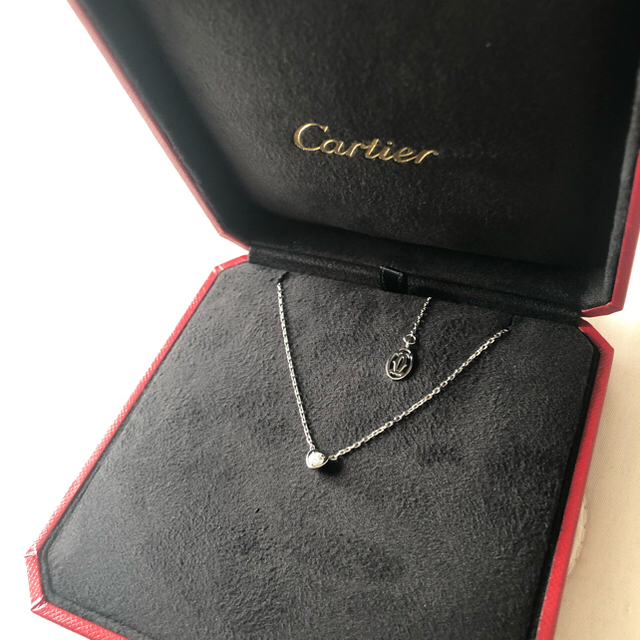 Cartier(カルティエ)のmelati様★カルティエ ハート ディアマン ネックレス WG レディースのアクセサリー(ネックレス)の商品写真