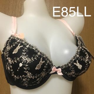 ラビットレース ブラショー E85LL ブラック(ブラ&ショーツセット)