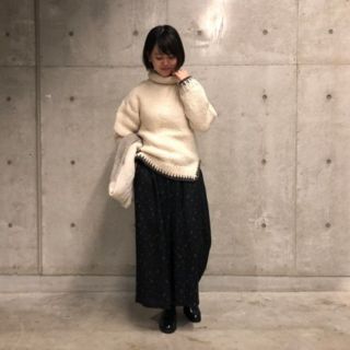 ネストローブ(nest Robe)の専用  ペルーウールボトルネックプルオーバー(ニット/セーター)