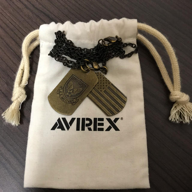 AVIREX - AVIREX ドッグタグネックレスの通販 by S｜アヴィレックス