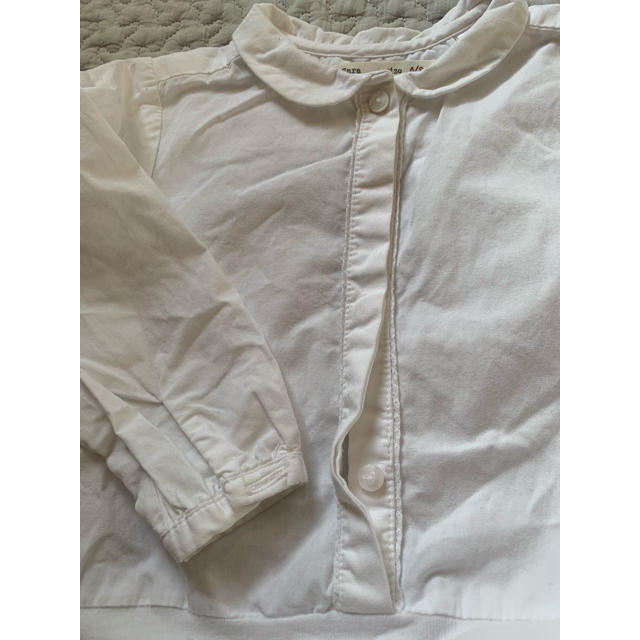 ZARA KIDS(ザラキッズ)のZARA baby  シャツロンパース  サイズ74 ザラベイビー キッズ/ベビー/マタニティのベビー服(~85cm)(ロンパース)の商品写真