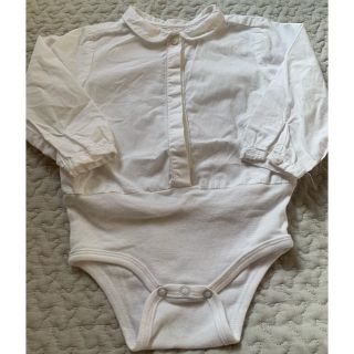 ザラキッズ(ZARA KIDS)のZARA baby  シャツロンパース  サイズ74 ザラベイビー(ロンパース)