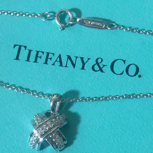 Tiffany Co 新品仕上げ済 ティファニー ダイヤ クロス ネックレスの通販 By Yu ティファニーならラクマ