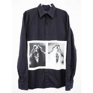 ジバンシィ(GIVENCHY)のGIVENCHY ジバンシィ プリント長袖シャツ 39 国内正規(シャツ)