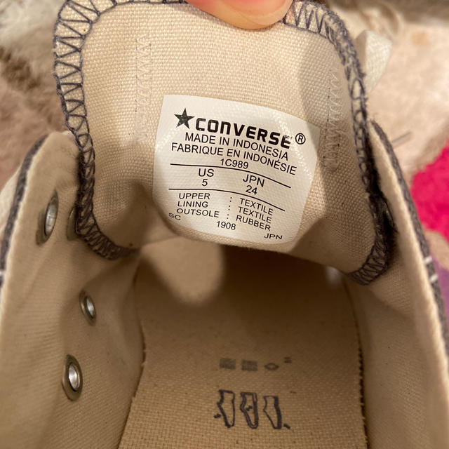 CONVERSE(コンバース)のコンバースオールスター グレー24センチ レディースの靴/シューズ(スニーカー)の商品写真