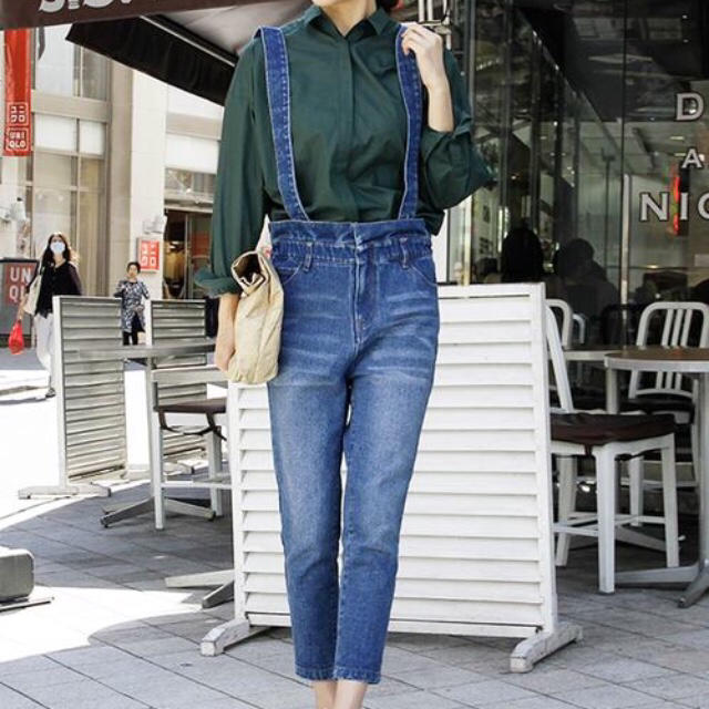 Ameri VINTAGE - AMERI LADY LIKE SALOPET デニムサロペット