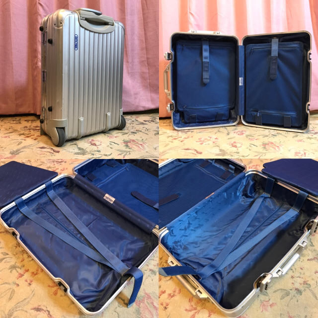 RIMOWA リモワ トパーズ 廃盤 青ロゴ 希少 32L 2輪 中古 RIMOWA リモワ トパーズ 廃盤 青ロゴ 希少 32L 2輪 中古