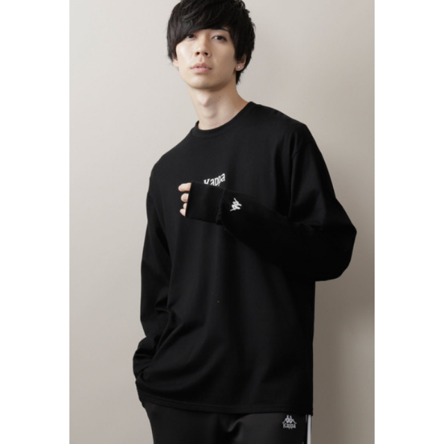 Kappa(カッパ)のkappa オーバーサイズカットソー メンズのトップス(Tシャツ/カットソー(七分/長袖))の商品写真