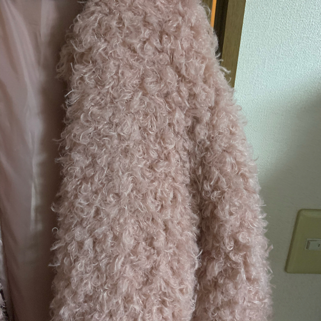 GRL(グレイル)のGRL プードルコート ピンク レディースのジャケット/アウター(毛皮/ファーコート)の商品写真