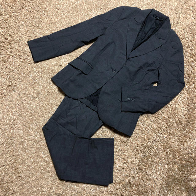 theory(セオリー)の値下げ交渉OK セオリー シングル パンツスーツ Mサイズ ダークグレー レディースのフォーマル/ドレス(スーツ)の商品写真
