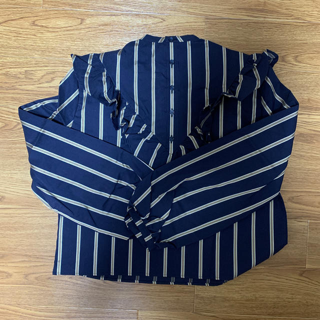 TODAYFUL(トゥデイフル)のmeer. Stripe flill blouse レディースのトップス(シャツ/ブラウス(長袖/七分))の商品写真