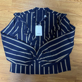 トゥデイフル(TODAYFUL)のmeer. Stripe flill blouse(シャツ/ブラウス(長袖/七分))