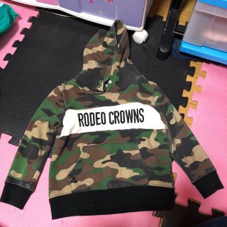 ロデオクラウンズ(RODEO CROWNS)のロデオクラウンズのキッズパーカー　迷彩(その他)