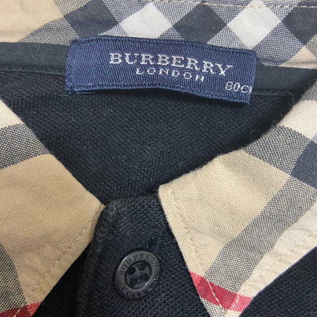 BURBERRY(バーバリー)のバーバリー　ポロシャツ80 キッズ/ベビー/マタニティのベビー服(~85cm)(シャツ/カットソー)の商品写真