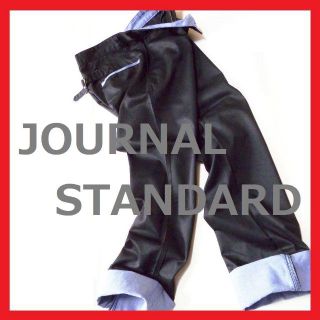 ジャーナルスタンダード(JOURNAL STANDARD)の※B級品※ 新品【JOURNAL STANDARD 】ロールアップパンツ黒L(スラックス)