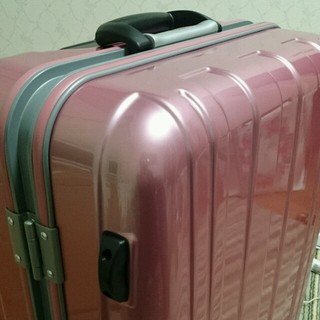 可愛いキャリーケースL【パールピンク】(スーツケース/キャリーバッグ)