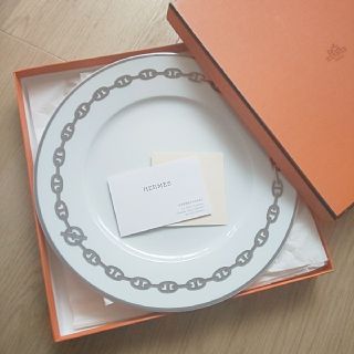 エルメス(Hermes)のエルメス食器 シェーヌダンクルプラチナ 28cm(食器)