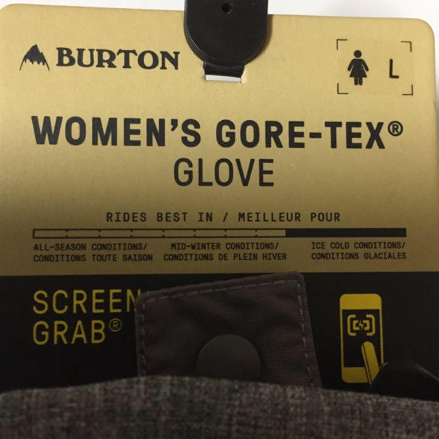 BURTON(バートン)の新品*burton グローブ gore-tex  スポーツ/アウトドアのスノーボード(ウエア/装備)の商品写真