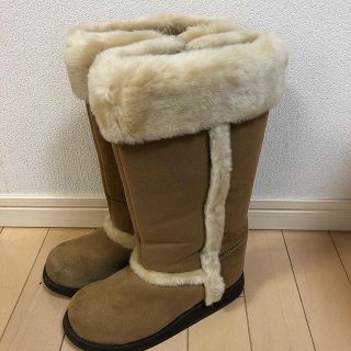 バーバリー(BURBERRY)のバーバリー スエードブーツ　ベージュ　21cm(ブーツ)