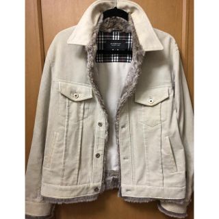 バーバリーブラックレーベル(BURBERRY BLACK LABEL)のバーバリーブラックレーベル　コーディロイファージャケット (Gジャン/デニムジャケット)