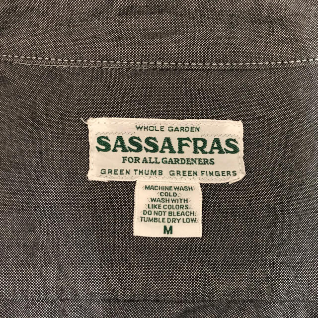 SASSAFRAS(ササフラス)のSASSAFRAS プラントハンターシャツ M ササフラス　シャンブレー メンズのトップス(シャツ)の商品写真
