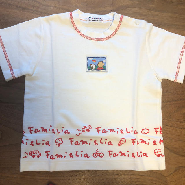 familiar(ファミリア)の新品ファミリア Tシャツ上下セット90㎝ キッズ/ベビー/マタニティのキッズ服男の子用(90cm~)(Tシャツ/カットソー)の商品写真