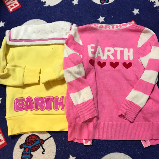 EARTHMAGIC(アースマジック)のアースマジック 3点  110 キッズ/ベビー/マタニティのキッズ服女の子用(90cm~)(Tシャツ/カットソー)の商品写真