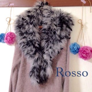 ロッソ(ROSSO)のセール◆Rossoロッソのターキーファー(マフラー/ショール)