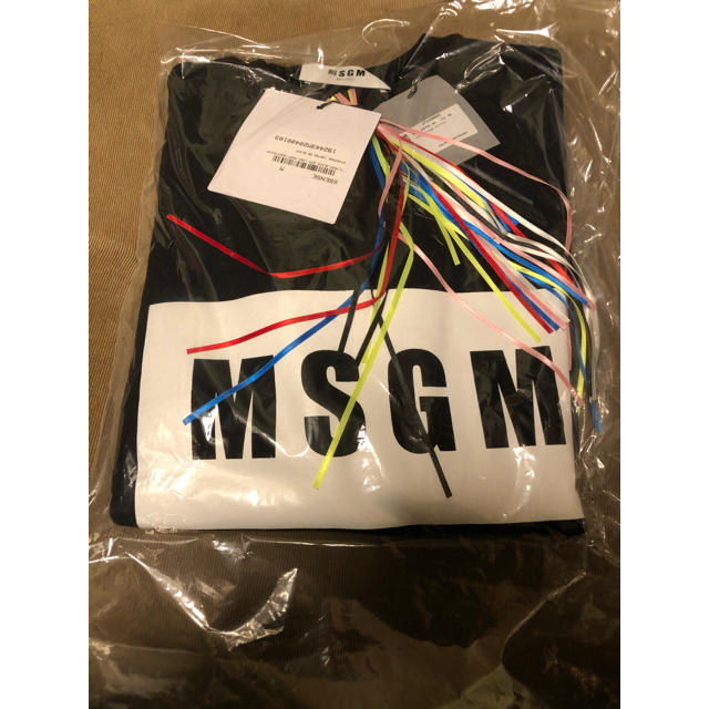 MSGM(エムエスジイエム)の新品 MSGM スウェット M ブラック メンズ トレーナー クルーネック メンズのトップス(スウェット)の商品写真