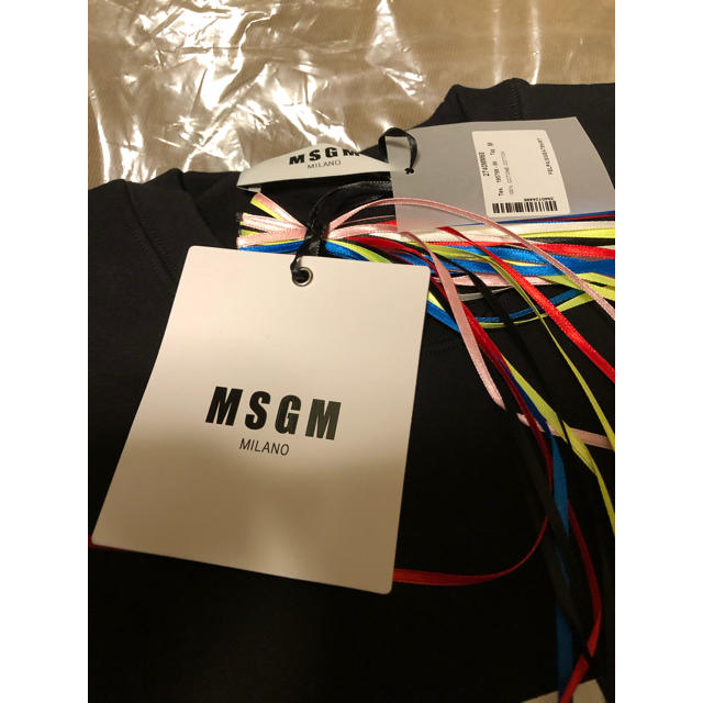 MSGM(エムエスジイエム)の新品 MSGM スウェット M ブラック メンズ トレーナー クルーネック メンズのトップス(スウェット)の商品写真