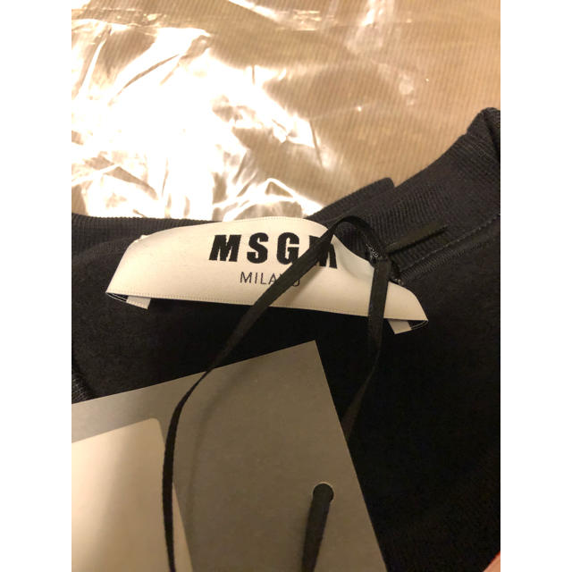 MSGM(エムエスジイエム)の新品 MSGM スウェット M ブラック メンズ トレーナー クルーネック メンズのトップス(スウェット)の商品写真
