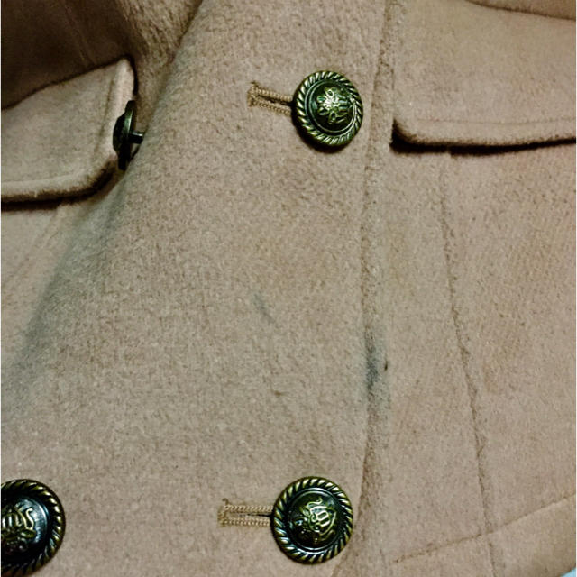 FREE'S MART(フリーズマート)のキャメルカラーショートコート レディースのジャケット/アウター(ピーコート)の商品写真