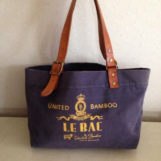 ユナイテッドバンブー(united bamboo)のUNITED BAMBOO 紺トート♪(トートバッグ)