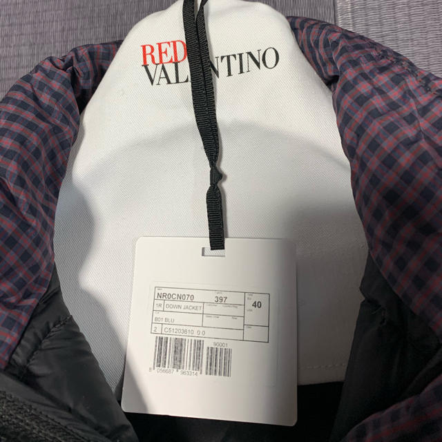 RED VALENTINO チェックのダウンコート レディースのジャケット/アウター(ダウンコート)の商品写真