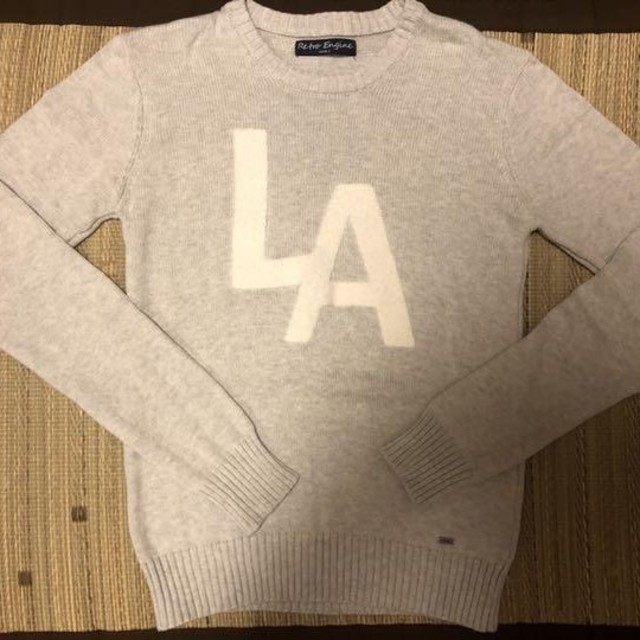 Ron Herman(ロンハーマン)のsafari掲載　レトロエンジン　LA.cotton knit メンズのトップス(ニット/セーター)の商品写真