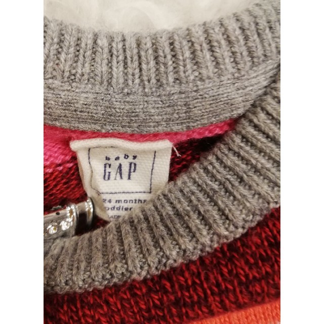 babyGAP(ベビーギャップ)のbabyGAP　ベビーギャップ　ニットワンピース　 キッズ/ベビー/マタニティのベビー服(~85cm)(ワンピース)の商品写真