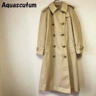 アクアスキュータム(AQUA SCUTUM)のcocoさん専用アクアスキュータム イングランド製 トレンチコート ベージュ(トレンチコート)