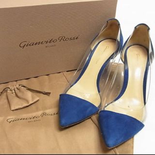 ジャンヴィットロッシ(Gianvito Rossi)のGianvito Rossi  セール　ジャンヴィトロッシ　パンプス　38(ハイヒール/パンプス)