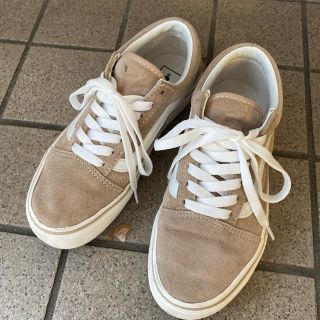 ヴァンズ(VANS)のVANS オールドスクールプラット BEIGE(スニーカー)